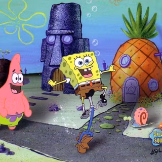 Spongebob Squarepants and Patrick wallpaper
