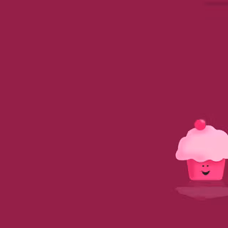 Pink cupcake wallpaper