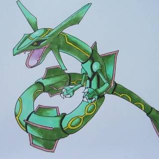 Pokemon wallpaper Rayquaza