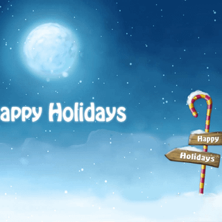 Happy holidays wallpaper
