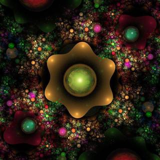 Trippy landscape wallpaper