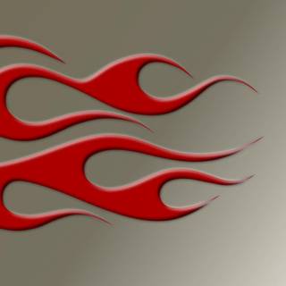 Red flames wallpaper