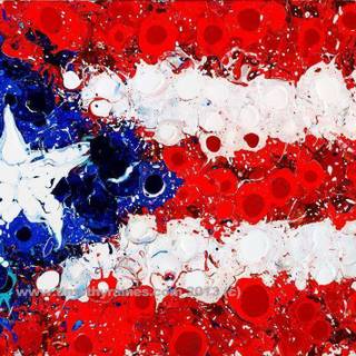 Puerto Rican flag background