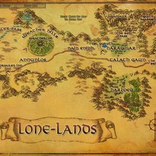 Lord of the rings map wallpaper