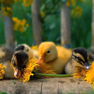 Duckling wallpaper