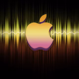 Sound waves wallpaper