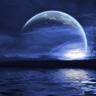 Blood moon wallpaper