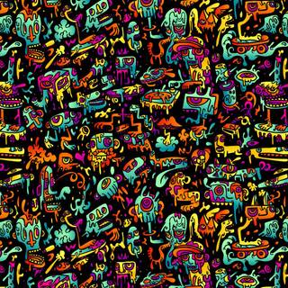 Psychedelic wallpaper