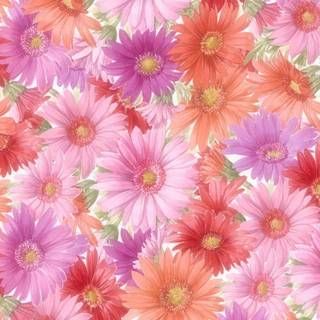 Wallpaper with flowers