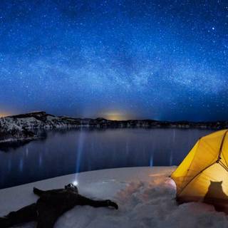 Crater lake wallpaper