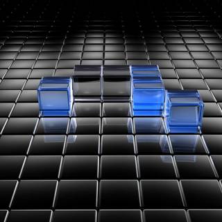 Abstract black wallpaper