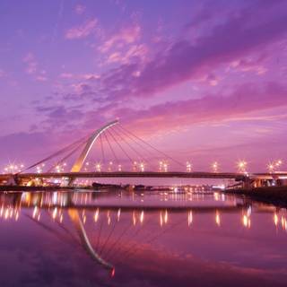 Purple sunset wallpaper