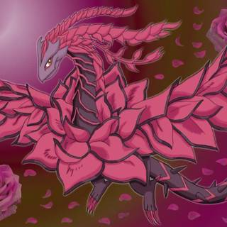 Black Rose Dragon wallpaper