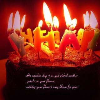 Happy birthday love wallpaper