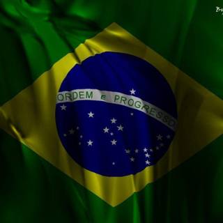 Wallpaper flag Brazil 2015