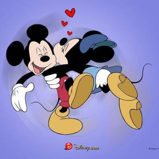 Minnie and Mickey Mouse wallpaper