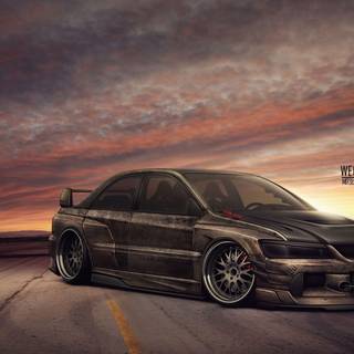 Mitsubishi Evo wallpaper