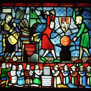 Stained glass wallpaper