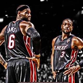 Miami heat lebron wallpaper