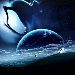 Space fantasy wallpaper