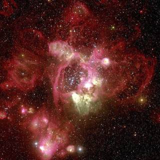 Hubble telescope backgrounds