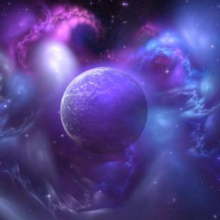 Moving space wallpaper