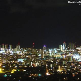 City lights background