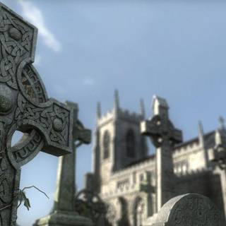 Celtic cross wallpaper
