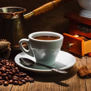 Coffee cup wallpaper