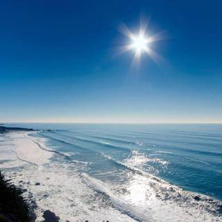 Sunny beach wallpaper