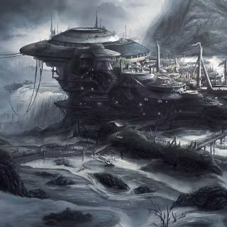 Fantasy castle wallpaper