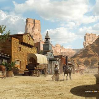 Wild West wallpaper