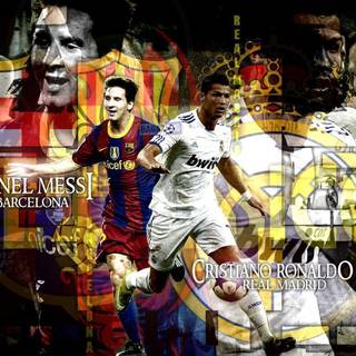 Ronaldo vs Messi wallpaper 2015