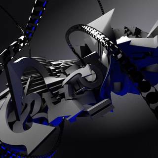 Abstract 3D wallpaper