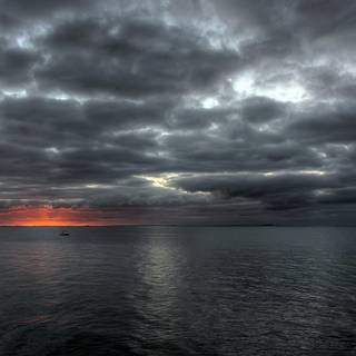 Dark sunset wallpaper