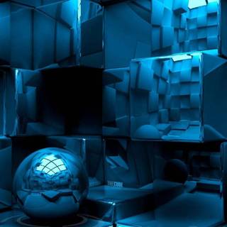 3D cube wallpaper