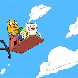 Adventure Time with Finn and Jake wallpaper