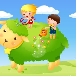 Free cartoon wallpaper