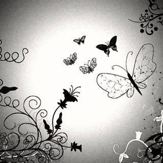 Free black and white wallpaper