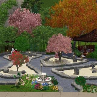 Zen garden wallpaper