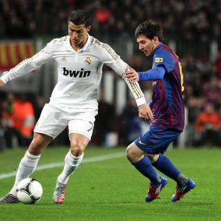 Messi vs Ronaldo wallpaper 2015