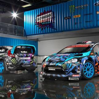 Ken Block Ford Fiesta 2015 wallpaper