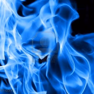 Blue fire background