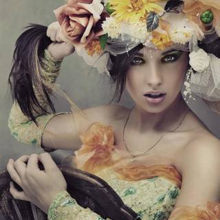 Glamour model wallpaper