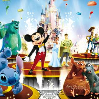 Disney characters background