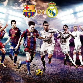 Real Madrid vs Barcelona wallpaper