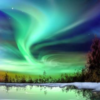 Northern lights wallpaper
