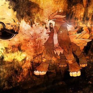 Entei wallpaper