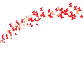 Red butterfly wallpaper