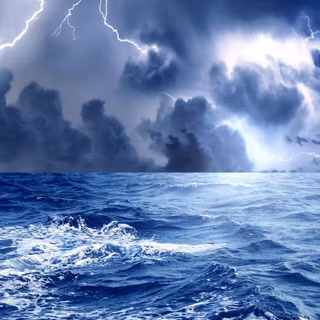 Stormy ocean wallpaper